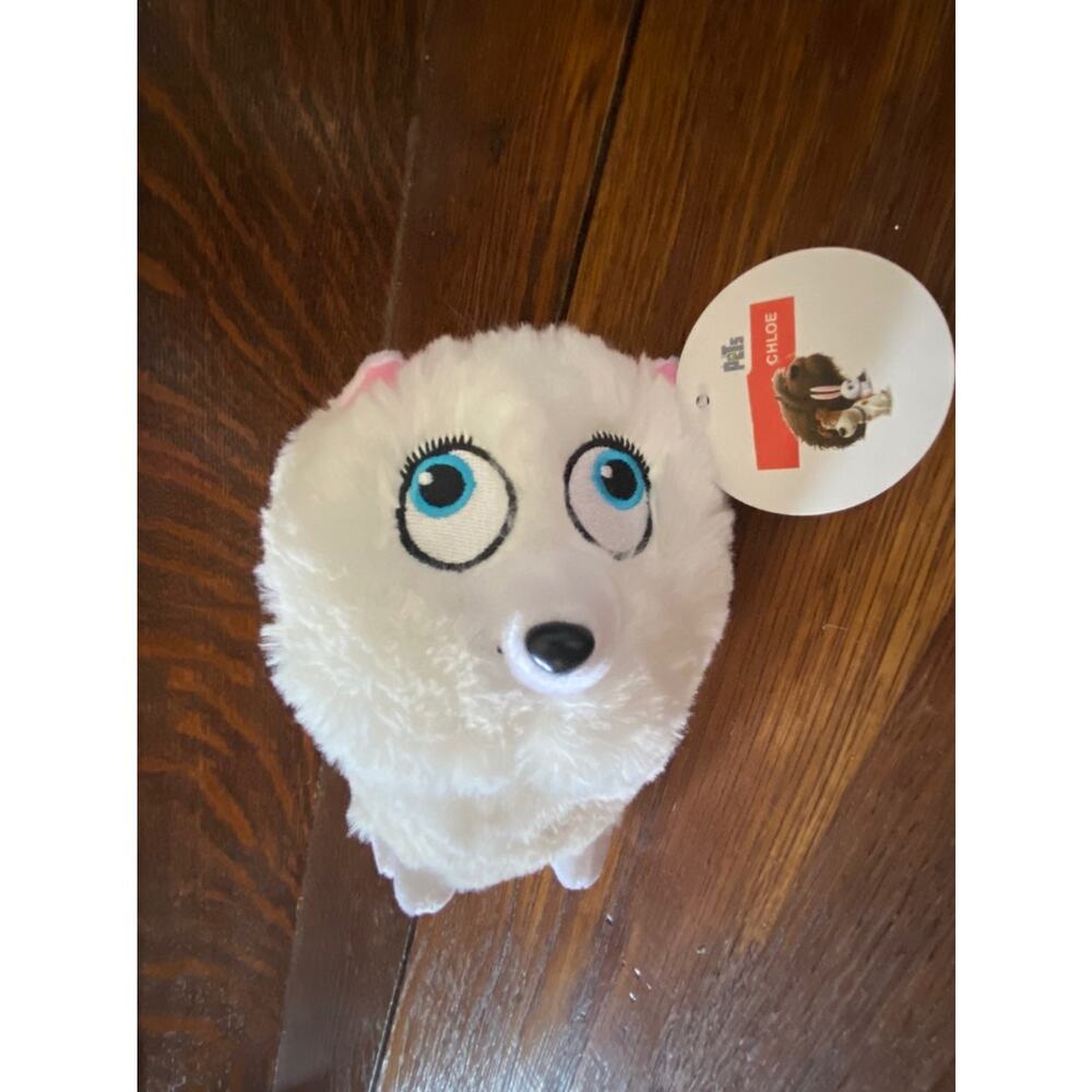 Gidget Plush Toy from The Secret Life of Pets | White Pomeranian Stuffed Animal